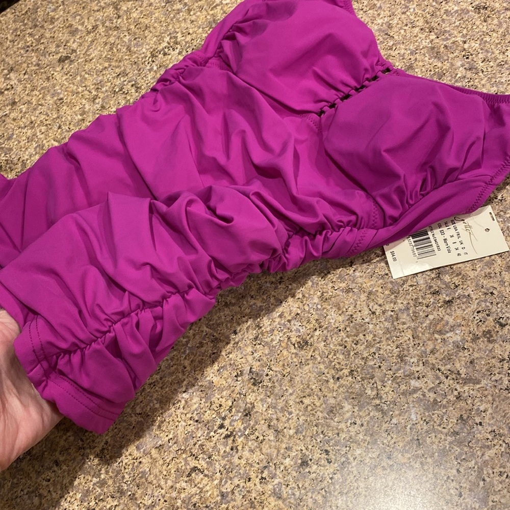 NWT Profile By Gottex Tankini Swim Top 6 Warm Viola (Top Only) - Picture 8 of 17